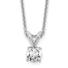 Load image into Gallery viewer, 14kt Lab Grown Diamond Solitaire Gold Necklace