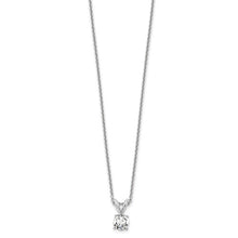 Load image into Gallery viewer, 14kt Lab Grown Diamond Solitaire Gold Necklace